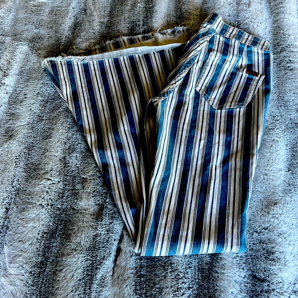 Rock and roll denim bargain button bells